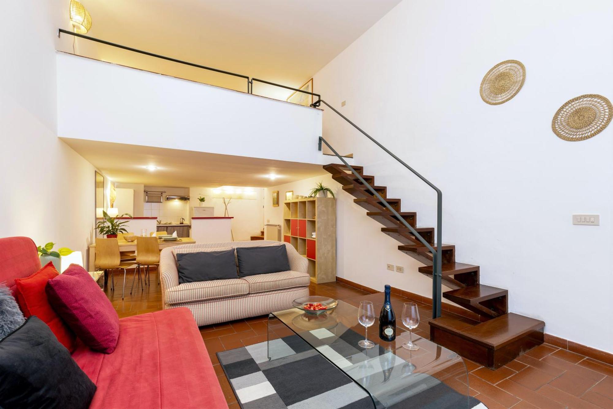 Apartment As Feel - Designer Two-level In The Heart Of Trastevere